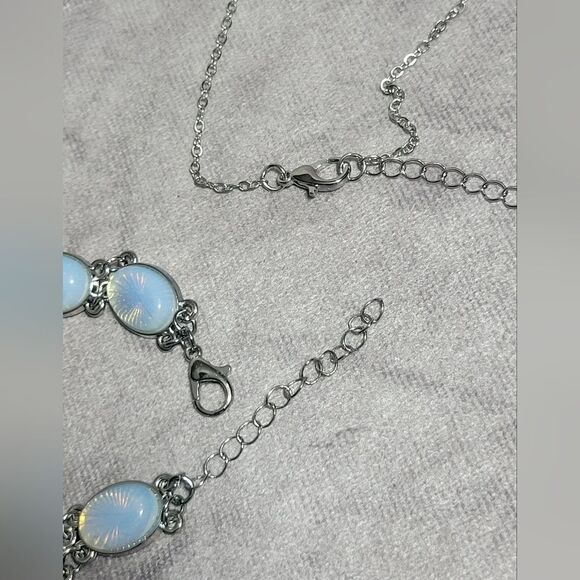 Opalite Bracelet, Ring, Earrings & Pendant Necklace - Picture 9 of 16